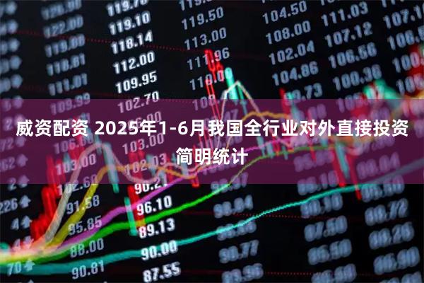 威资配资 2025年1-6月我国全行业对外直接投资简明统计
